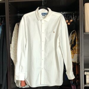 Polo Ralph Lauren Cotton Oxford Button-Up- White